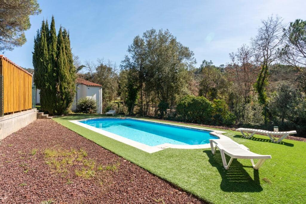 Casa Con Piscina Cerca De Girona Villa Esterno foto