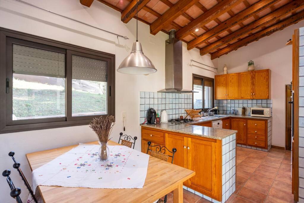 Casa Con Piscina Cerca De Girona Villa Esterno foto