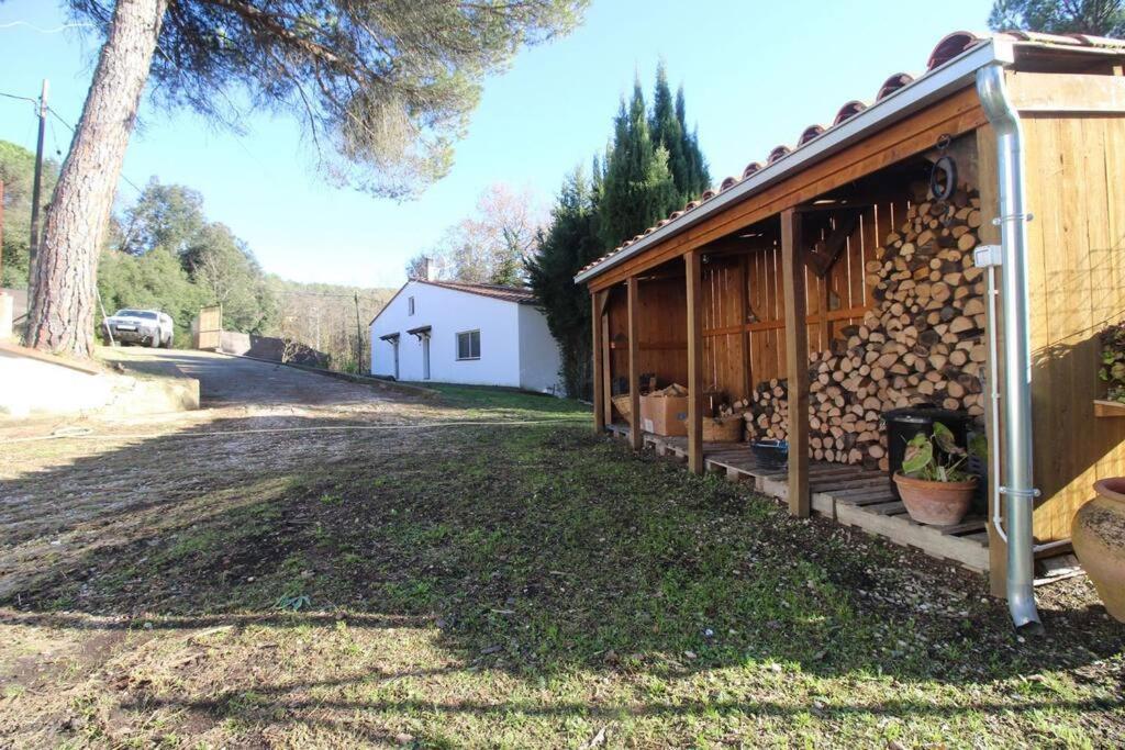 Casa Con Piscina Cerca De Girona Villa Esterno foto